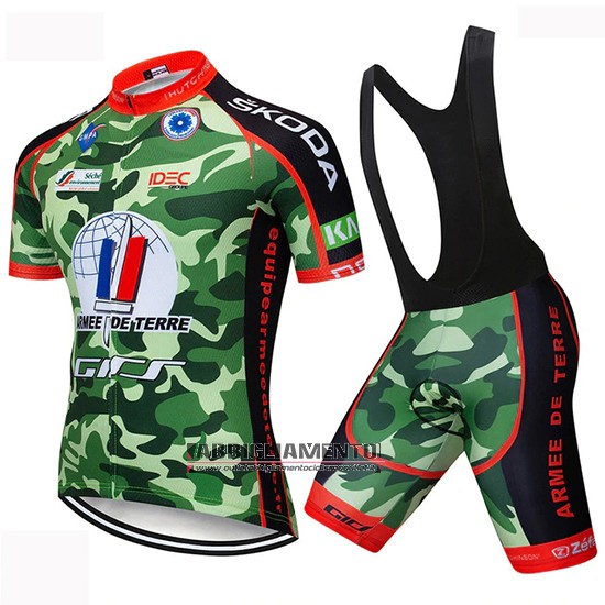 Abbigliamento Armee DE Terre 2019 Manica Corta e Pantaloncino Con Bretelle Camuffamento - Clicca l'immagine per chiudere